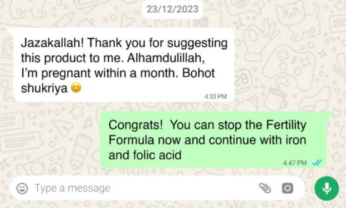 Pregnant within a month!
