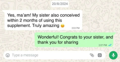 Conceived in 2 Months!