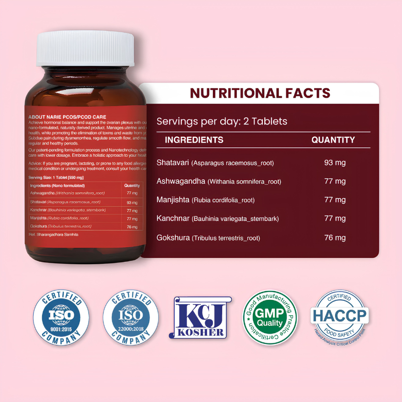 Narie PCOS & PCOD Care Tablets