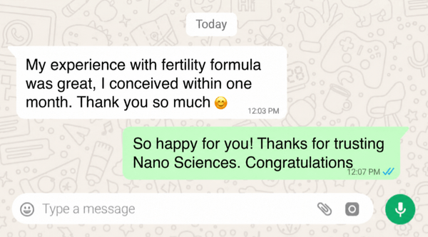Conceived in Just 1 Month!