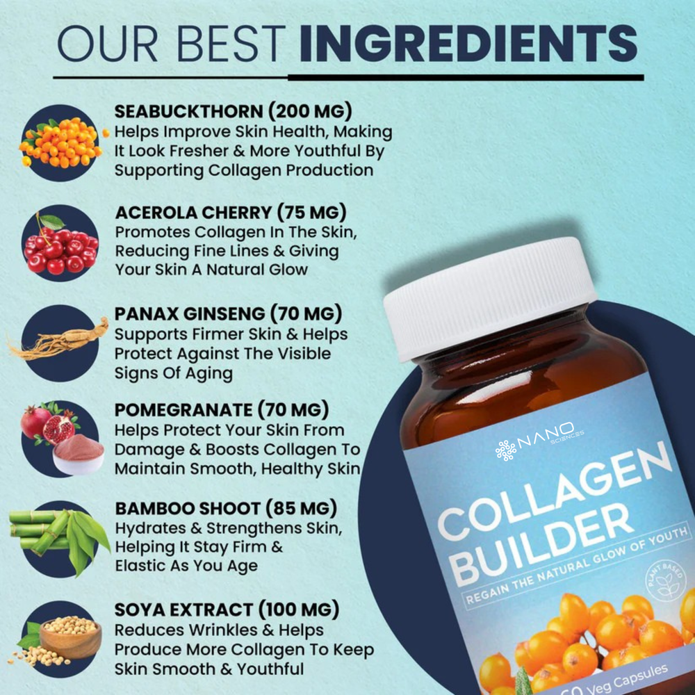 Collagen Builder Capsules For Skin Whitening