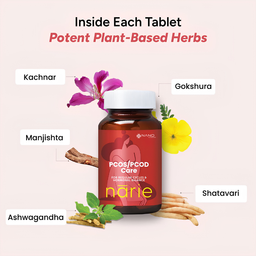 Narie PCOS & PCOD Care Tablets
